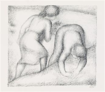 ARISTIDE MAILLOL Two lithographs.